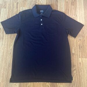 Croft & Barrow Men’s Like New Black Polo Extra Soft Size Medium